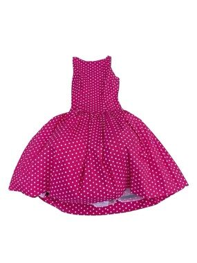 Tracy and Michael Vintage Pink White Polka Dot Dress